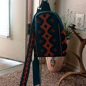 Aztec crossbody adjustable strap